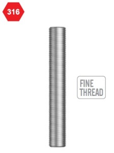 METRIC FINE THREADED ROD
